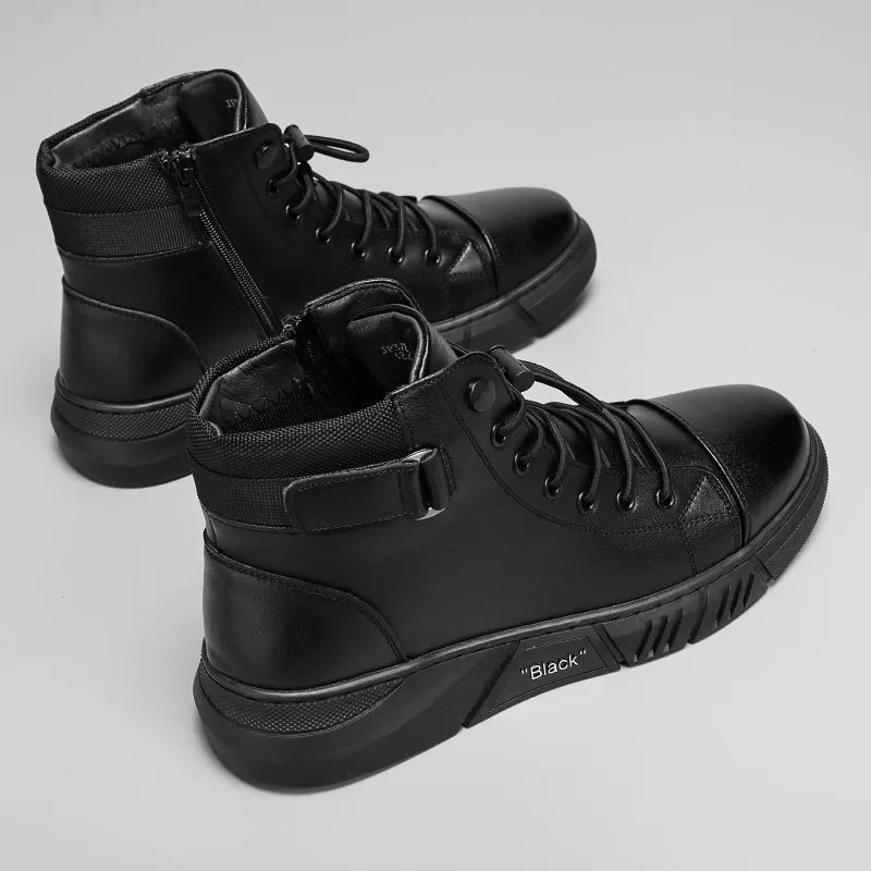 Весенние новые высокие ботинки Martin модные дикие ботинки мужская легкая мягкая подошва спортивная повседневная обувь 2025 мужская обувь