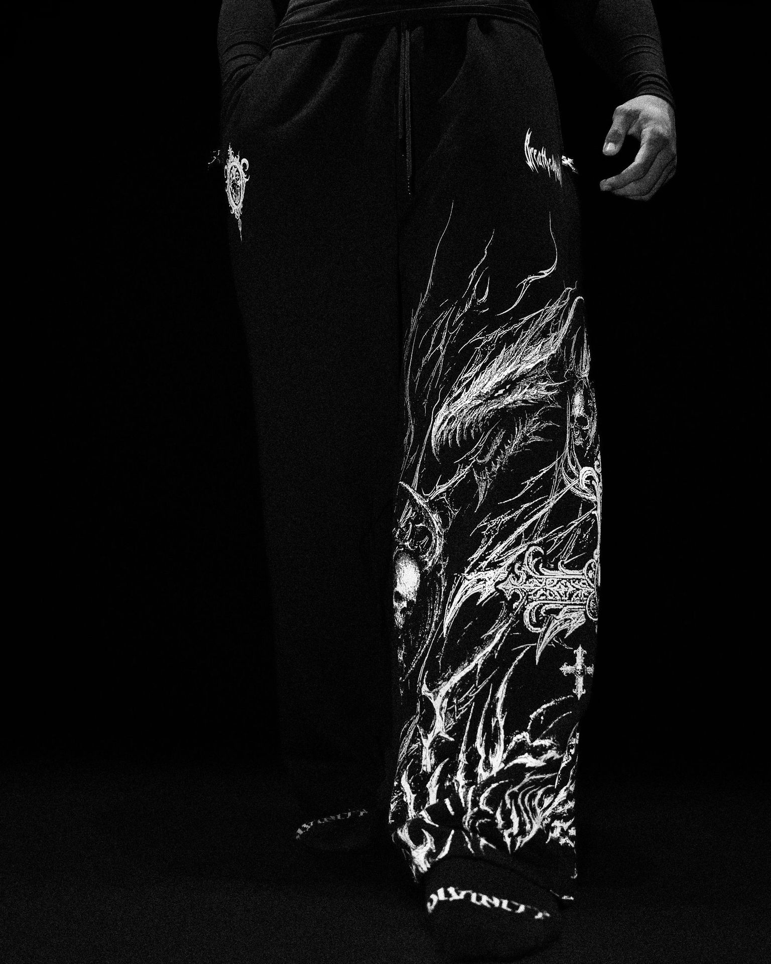 Breathedivinity American-style Trendy Men's Sports Pants, Jogging, Fitness, Printed Casual Straight-leg Trousers 008_viptrois.com