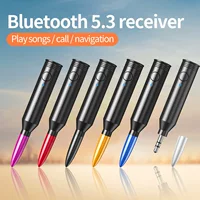 Новый продукт Bluetooth 5. 4 автомобильных Bluetooth-приемника, автомобильный Aux-навигационный аудиоадаптер, проводной и беспроводной, синий