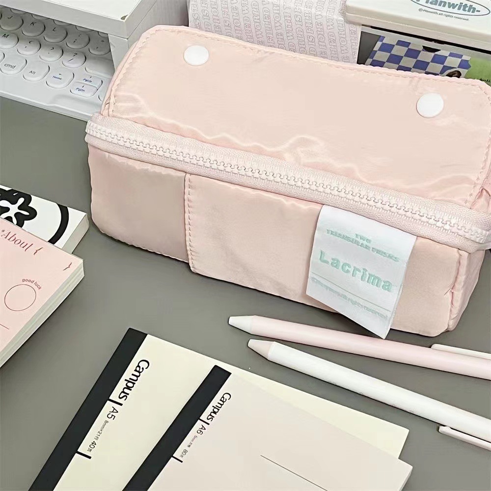 핑크 + 화이트 마그네틱 클립 + 랜덤 펜