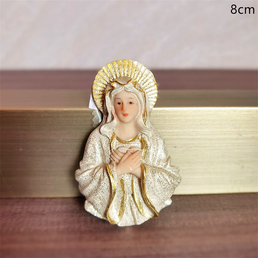 Pegatinas en el refrigerador del corazón sagrado de la virgen 68 de 8 cm