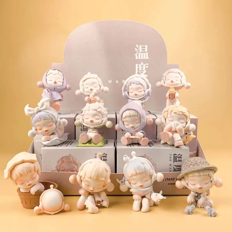 Бокс-головоломка Фигура (Родина) Temperature Pops Mart Series — коллекционная редкость высокого качества, случайный 12+1