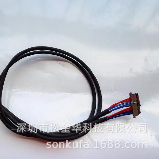 工厂SR300/R200摄像头线同轴屏线IPEX20346 0.4间距10P双头线