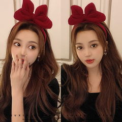 Adorable oversized butterfly bow energy girl hairband, super cute outdoor sweet photo cartoon headband hair accessory hair clip Korean