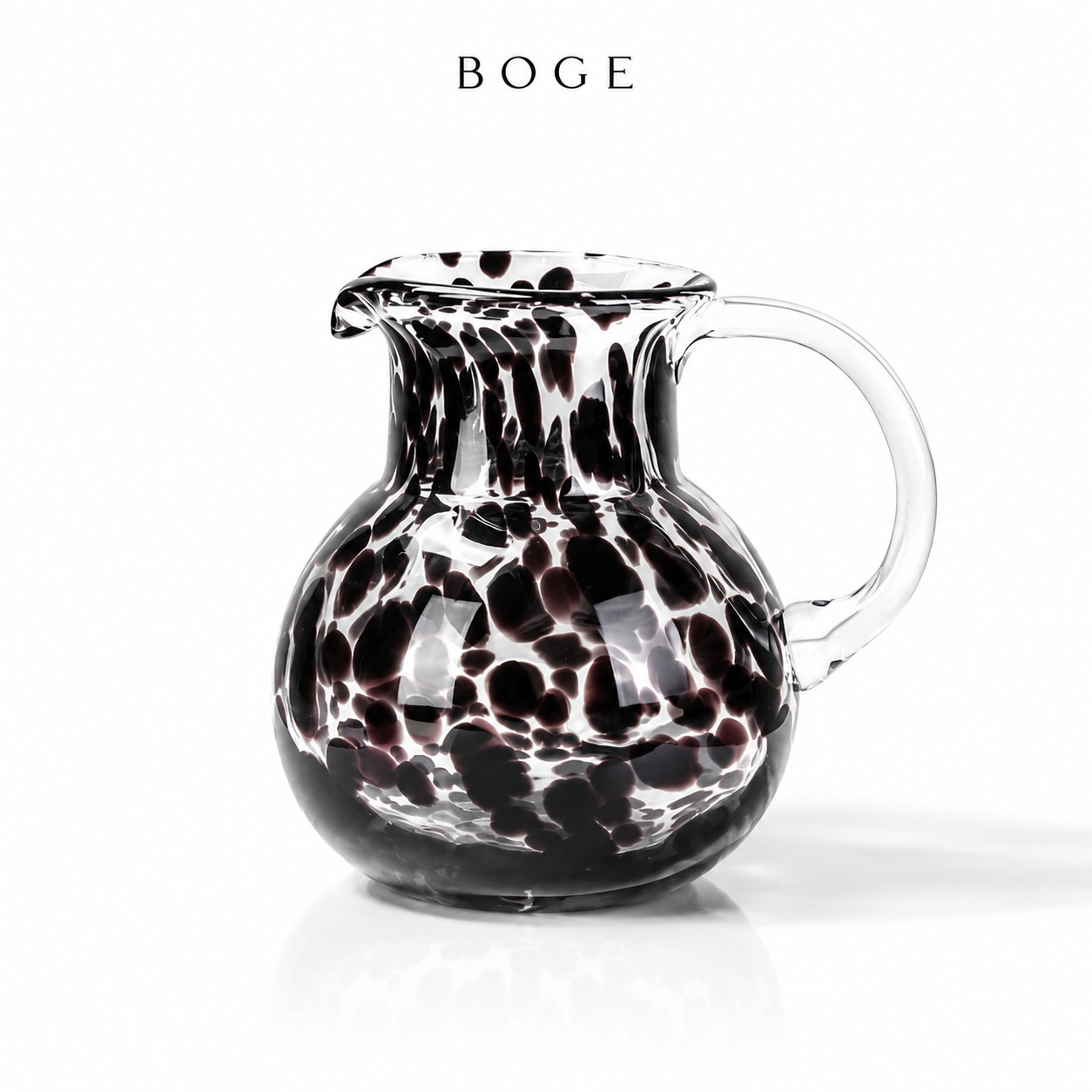 (exportación de taza de vidrio leopardo estampado de llama leopardo ornamentos floral tortuga frita ornamentos vasijas de mesa vidrio esmaltado