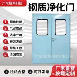 厂家供应钢质净化门洁净室门手术室GMP车间实验室用平开门