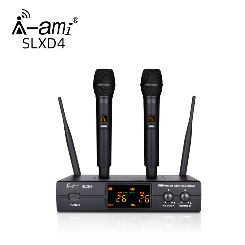 Amiワイヤレスマイクu段一拉二slxd4マイク小機種演出教育家庭用歌舞台戸|undefined