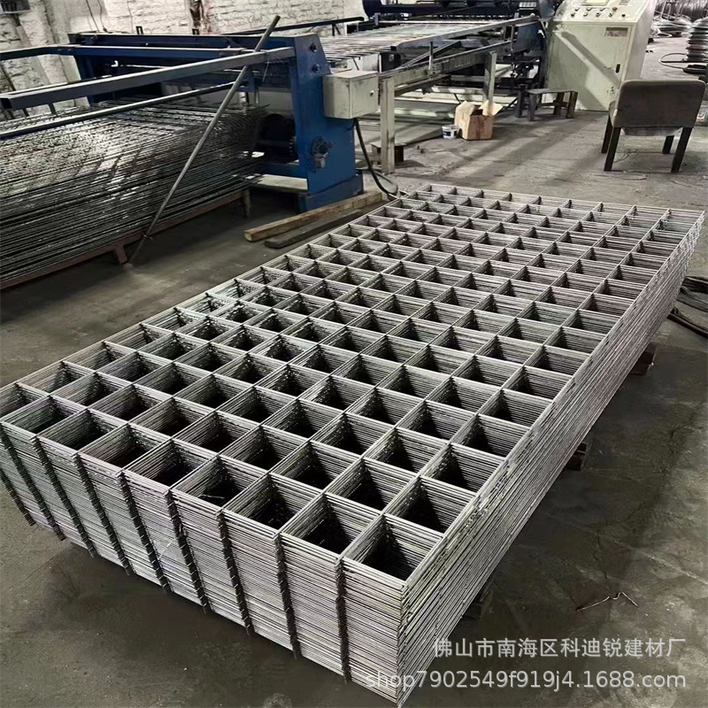 建筑钢筋网片喷浆网工地地暖铁丝网地面抗裂浇筑水泥防裂黑网片