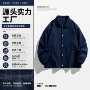 翻领印花宽松教练夹克