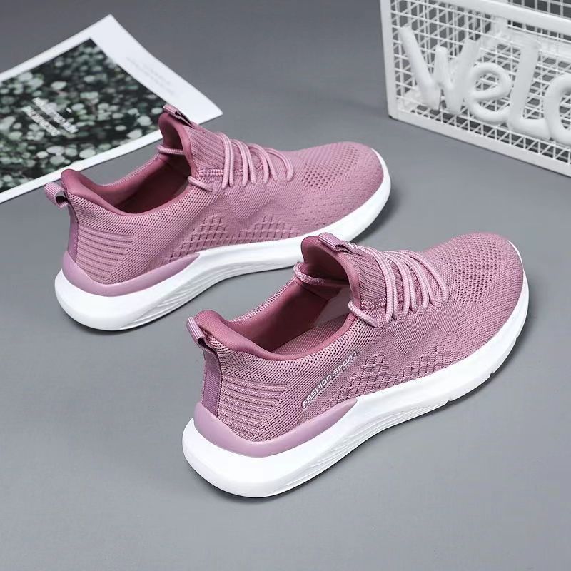 Zapatos deportivos de mujer 2023 nuevos zapatos de red de otoño respirables zapatos casuales blancos casuales zapatos casuales zapatos para correr