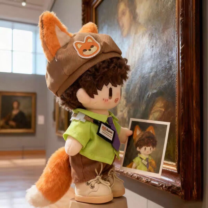 Little Fox Zhou Keke Doll Clothes Cotton Doll Outfit 10cm Set 16cm Replacement Clothes [Doll Not Included]