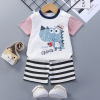 Children's summer sleeves, set, T-shirt for boys, clothing, children's clothing, Korean style