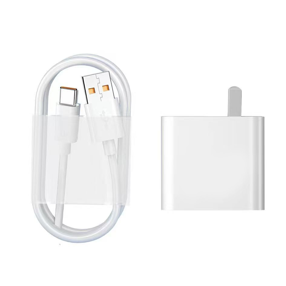 Cargador de carga rápida 120/66, cabezal de carga USB, cable de datos de 6A, adecuado para la carga de teléfonos móviles Huawei Honor Max