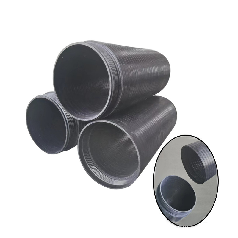 HDPE自锁接口顶拉管密封聚乙烯短替换管拖拉管排污水管道pe顶拉管