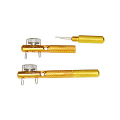 Metal manual hook tying device dual-purpose fishhook knotter sub-line knotting fishing gear with wholesale sub-line knotter