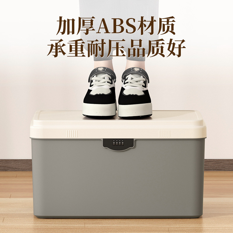 JEKO ロック可能な収納ボックス家庭用貴重品収納ボックスプライバシー重要な文書パスワードボックスプラスチック収納ボックス|undefined