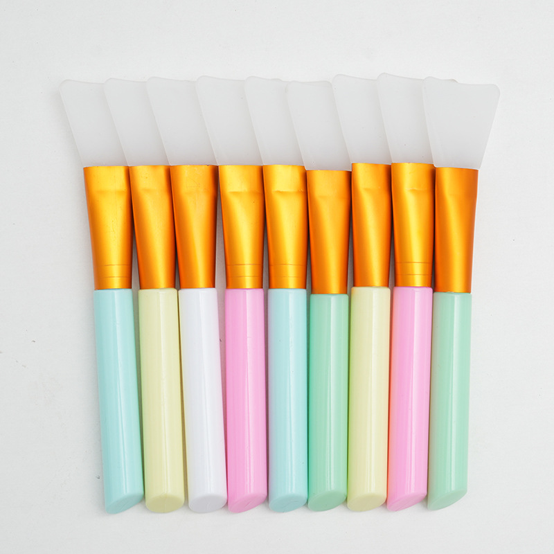 Cepillo de mascarilla de silicona para ajustar la mascarilla Cepillo de silicona Cepillo de belleza Máscara de arcilla suave de silicona para aplicar la herramienta de spa Cepillo de maquillaje