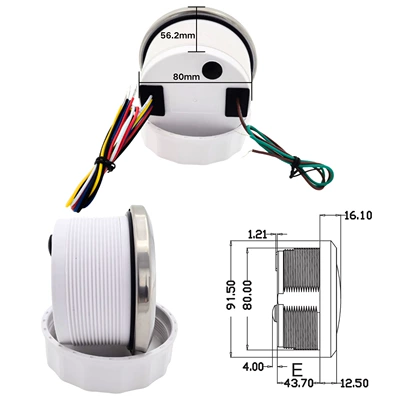 Other vehicle instruments Meter, Fuel Meter with Internal Pointer