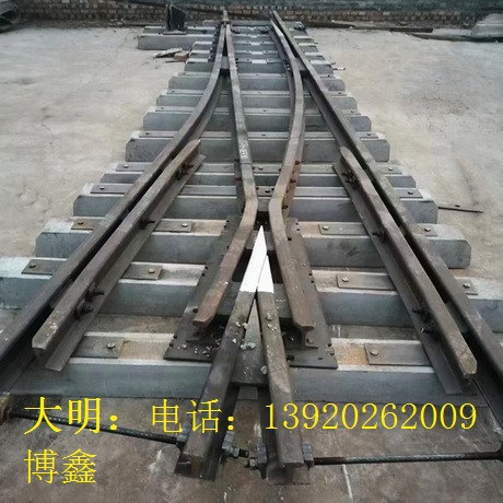 轨道交叉专用道岔50AT1道岔60At1 60AT2铁路道岔耐磨抗震单开道岔
