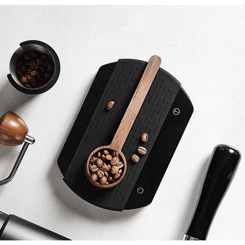 Escala de café nuevo estilo con sincronización punzón de mano inteligente italiano café Escala electrónica Escala de cocina precisión 0,1 Escala de alimentos