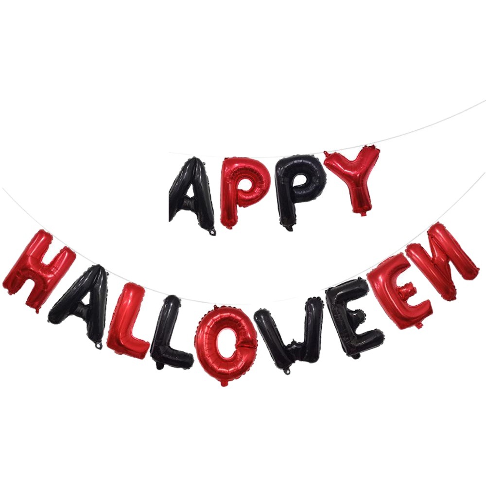 Globo de Letras de Papel de Aluminio de Halloween de 16 Pulgadas