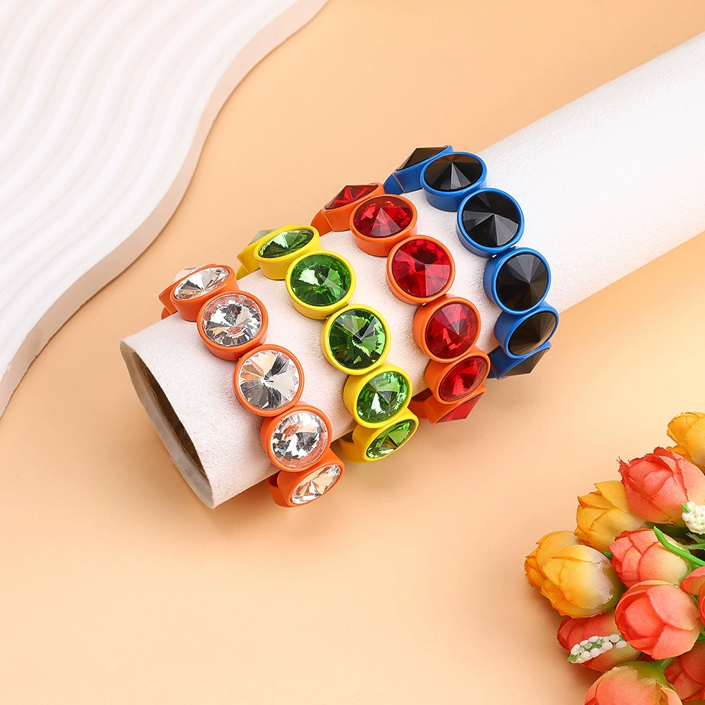 (Кросс-бордер торговля), эластичный ремешок, разноцветный кристал bracelet натуральный камень, бохо стиль, с камнем, (Физические)