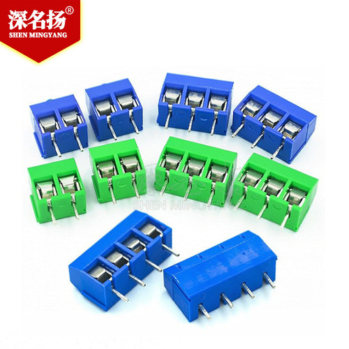 5.08 blue/green KF301 terminal block [2/3/4 positions] terminal block 2P/3P/4P optional