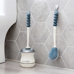 Manufacturer's toilet brush long handle cleaner bathroom brush for sanitary ware without dead corners toilet brush set