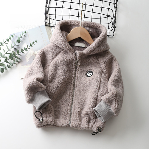 Children's padded and thickened winter new down jacket for boys, hooded warm coat for autumn and spring