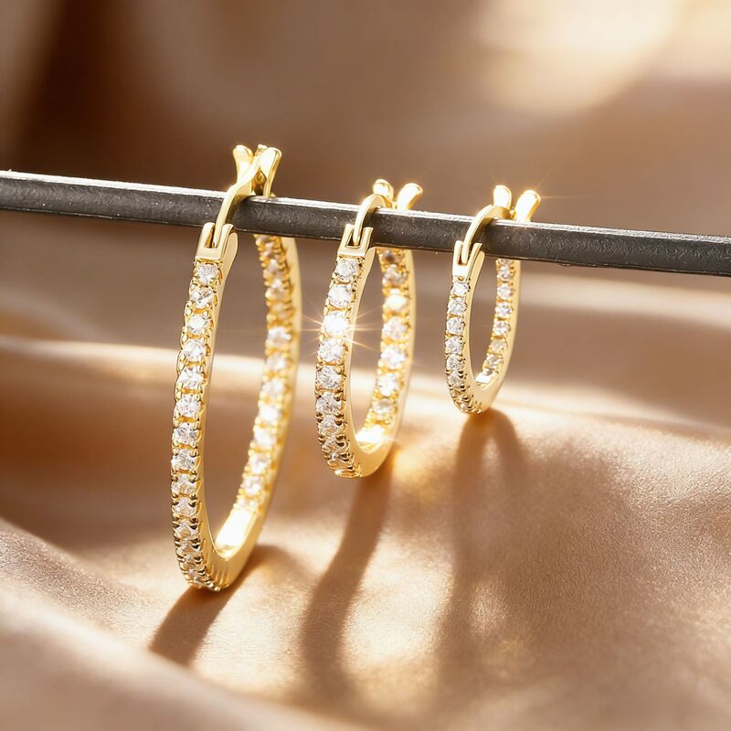 European and American Cross-Border Luxury Micro-Inlaid Copper Inlaid Zircon Earrings, Popular Fashion Hot Style Exquisite Row Diamond Earrings and Earrings Wholesale European and American Cross-Border Luxury Micro-Inlaid Copper Inlaid Zircon Earrings, Popular Fashion Hot Style Exquisite Row Diamond Earrings and Earrings Wholesale