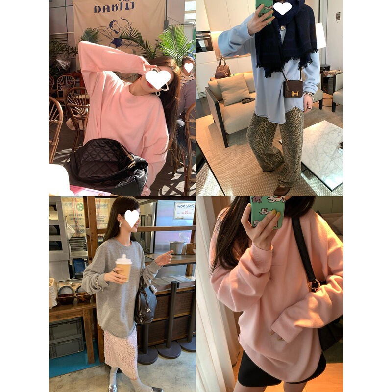 [in stock] VC full wool pullover sweater sense three-color curling sweater versatile women's winter new