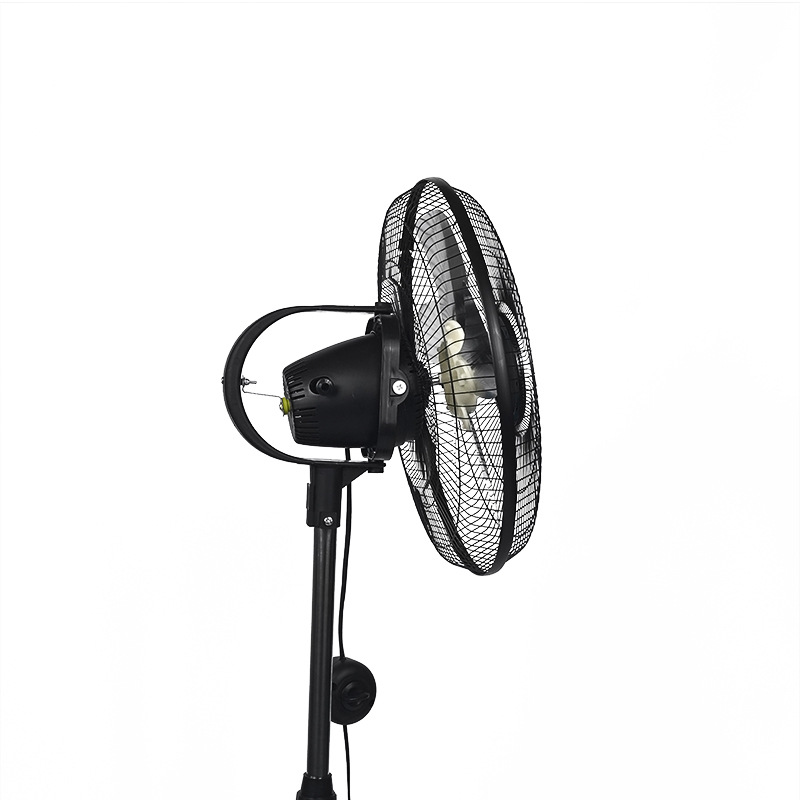 Fabricante de fuente 360 grados ventilador eléctrico de cinco hojas viento 16 pulgadas 18 pulgadas ventilador de piso soporte de comercio exterior personalizado