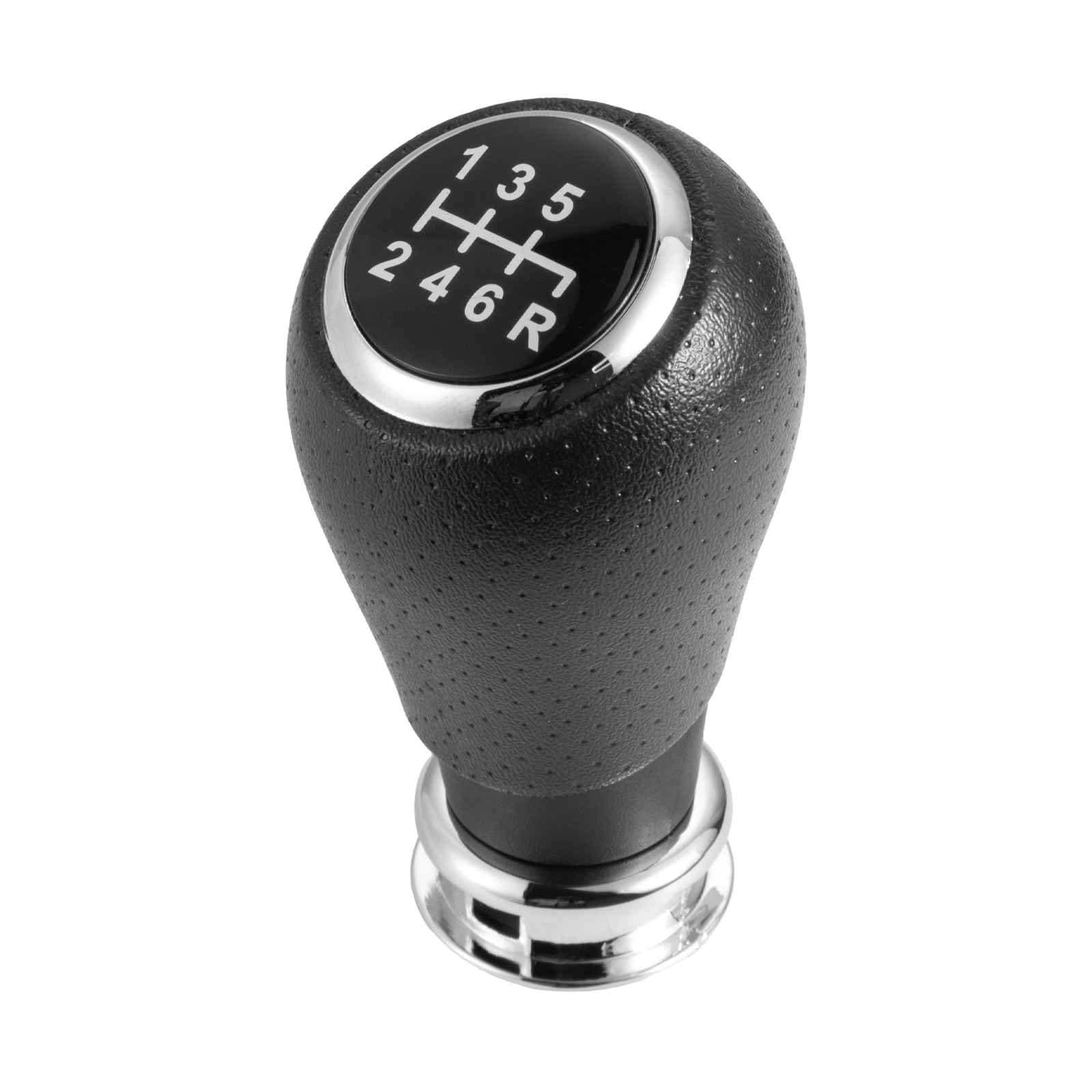 Applicable to Honda CRV Mk3 2006-2012, this is a 6-speed gear shift knob replacement part for modifying the car's gear shift lever