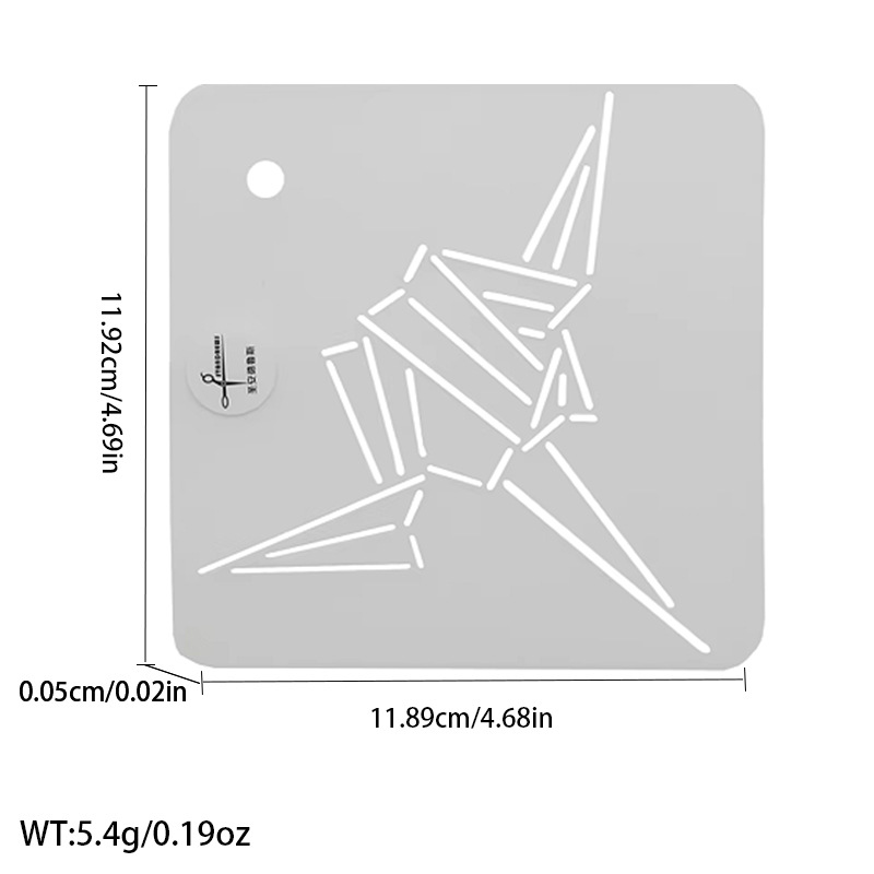 Línea presionando Plantilla de bordado plantilla patrón de ciruela bambú acolchado tablero de dibujo plantilla de bordado herramienta de patchwork