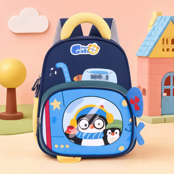 New cross-border cartoon cute kindergarten backpack for boys and girls, student children's double shoulder backpack to reduce burden for primary school students