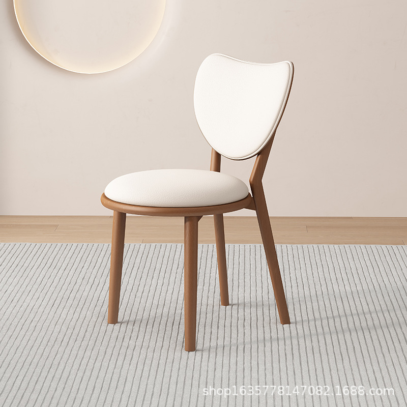 Sillas de comedor de madera sólida, sillas de comedor caseras, restaurantes retro, hoteles, sillas simples, sillas de comedor casuales, sillas de amor
