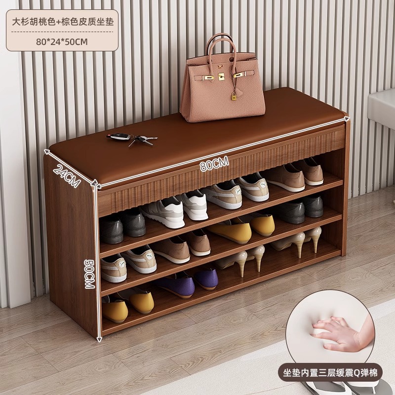 Estante de zapatos doméstico pequeño interior puerta estrecha estante de almacenamiento simple multicapa puerta de entrada dormitorio pequeño gabinete de zapatos de alquiler