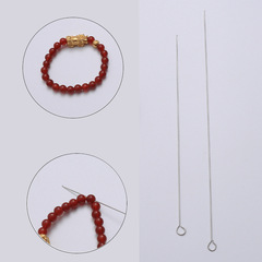 2pcビーズ針瓶手串ブレスレット製作ツールビーズ針文遊び手串糸神器