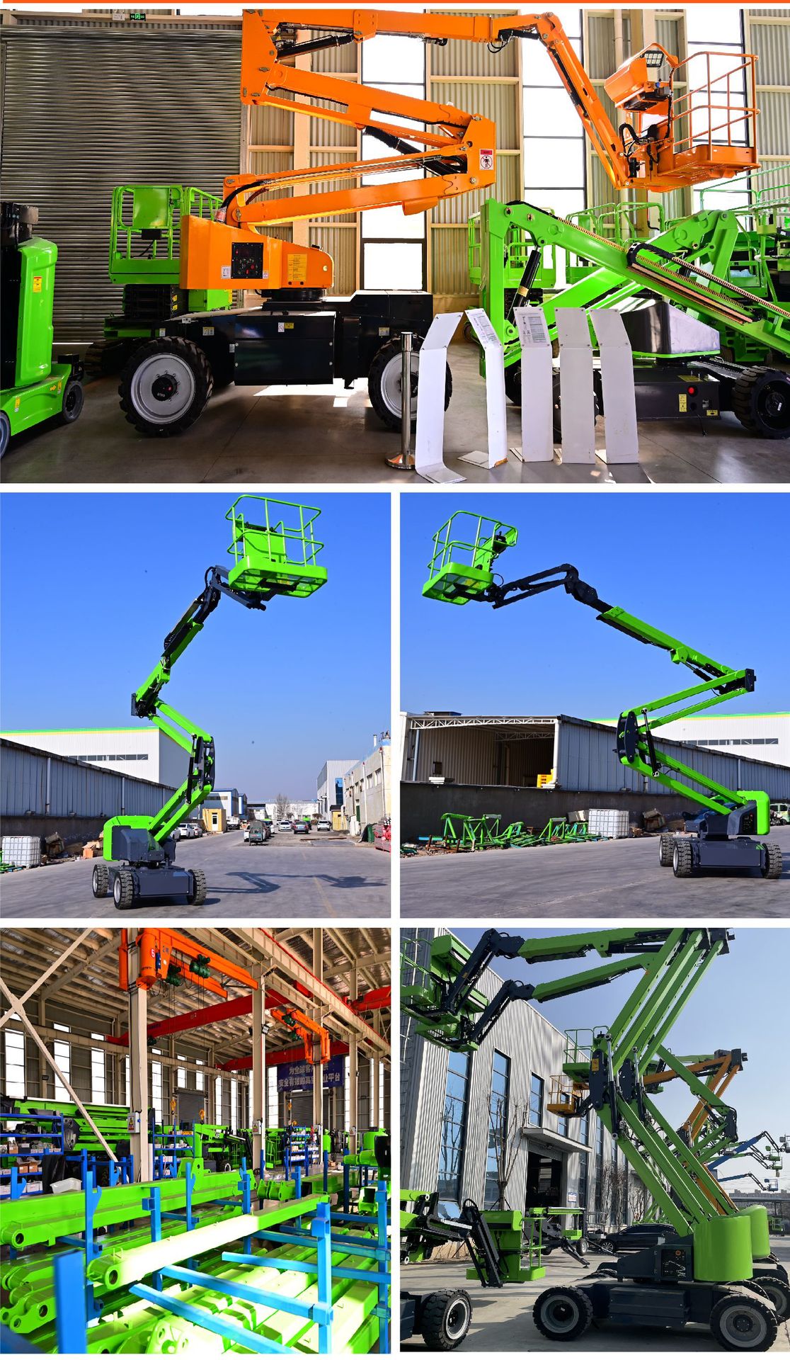 Curved Arm Lift Platform for Outdoor Decoration, Electric Hydraulic Aerial Work Vehicle, Fully Automatic Curved Arm Vehicle