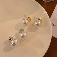 925银针 轻奢小众设计珍珠耳钉耳环女气质高级感耳饰耳坠法式复古
