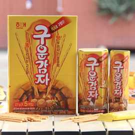 韩国进口休闲零食品 海太烤薯条薯棒土豆条/地瓜红薯条  27g/135g