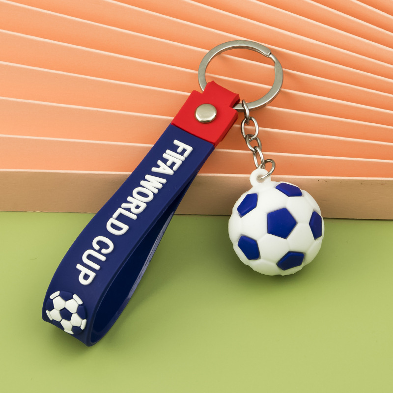 ミニサッカーのキーホルダーのペンダントをシミュレーションします。|undefined