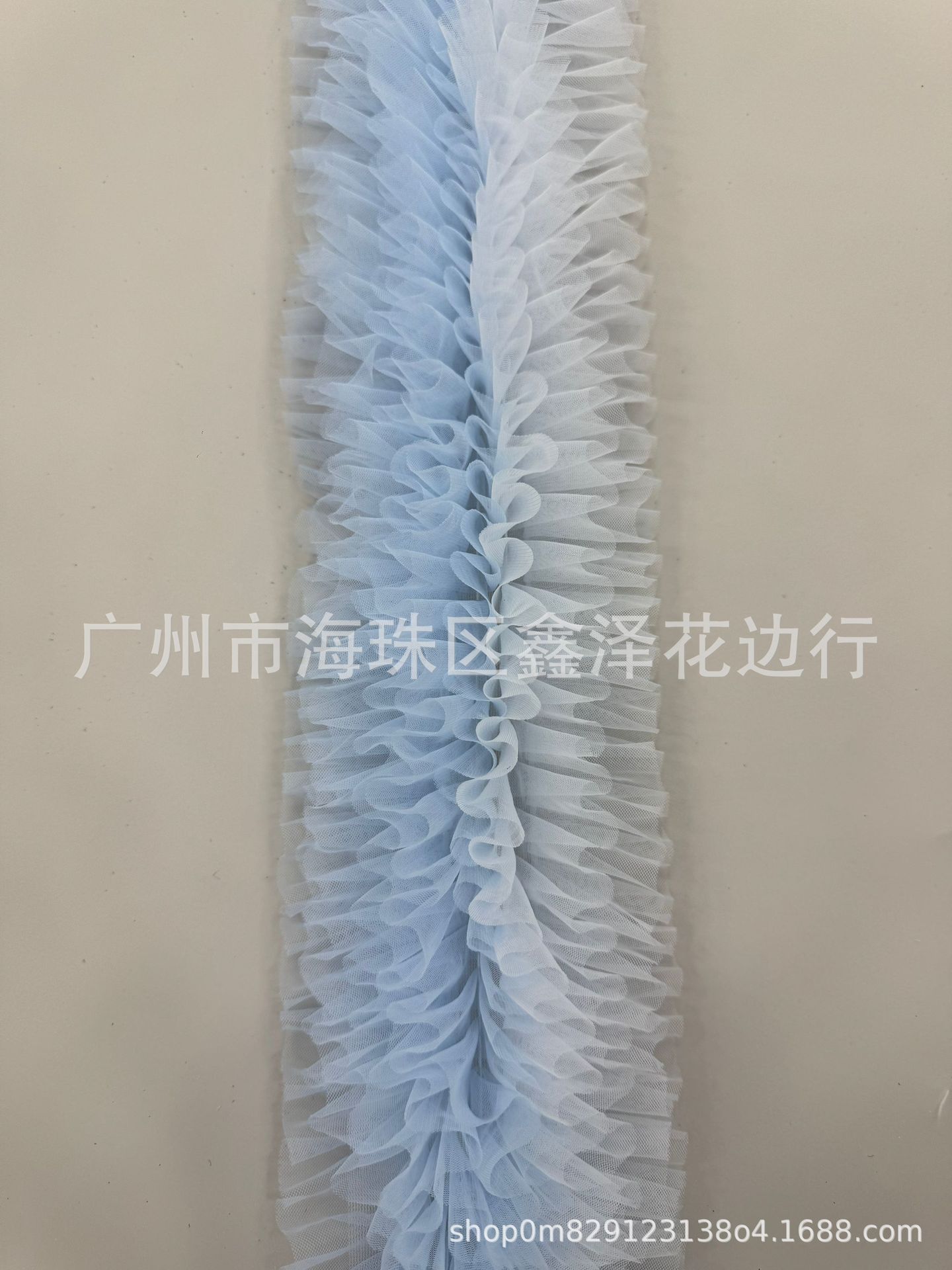 5 filas de azul degradado