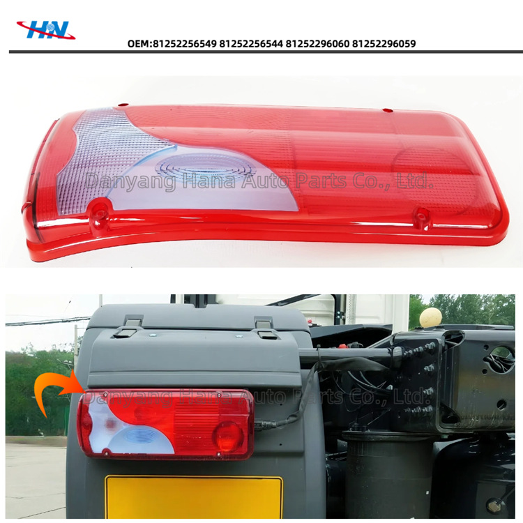 Pantalla de la caja de la lámpara de la cola de la lámpara de la turbina para el camión alemán MAN TGA/TGS/TGX/TGE 81252296060