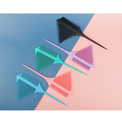 New Product European Highlighting Hair Salon Hair Care Products Double-Sided Highlighting Comb with Dense Triangular Point Tail Hairbrush