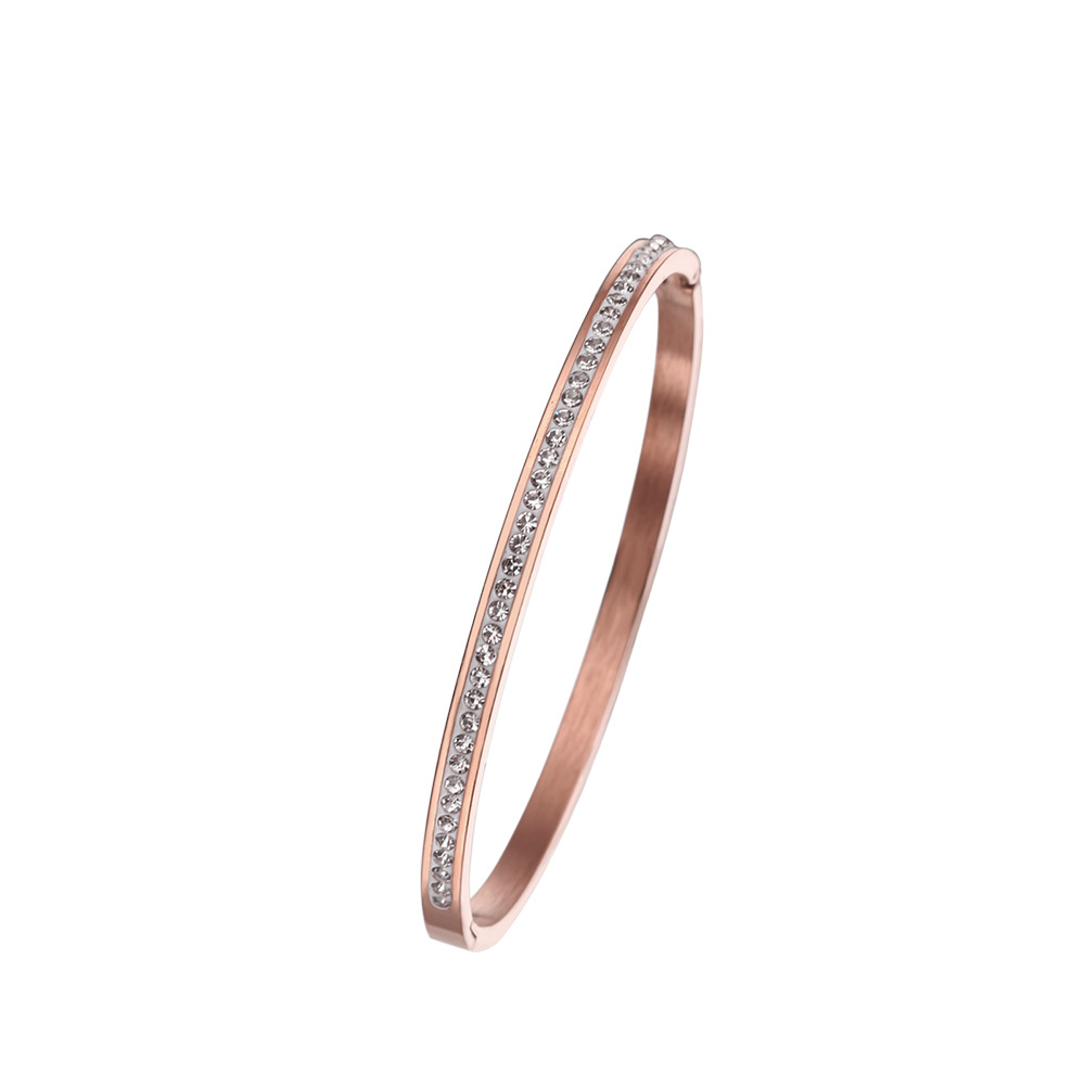 Jewelry & Accessories spot bracelet titanium steel zircon bayonet bracelet fashion 520 couple bracelet_voghion.com