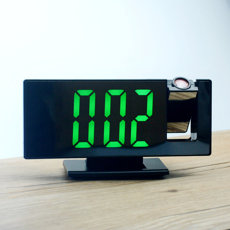 Creative mirror digital alarm clock LED multi-function large screen digital display alarm clock factory direct sales