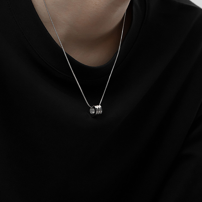 Titaniumstahl Halskette Für Damen Und Herren Elegante Snake Kette_voghion.com
