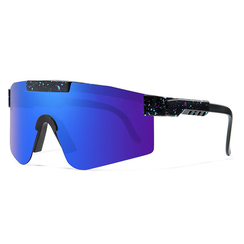Overseas foreign trade sunglasses with windproof and genuine coating, suitable for European and American cycling, outdoor sports, protective goggles, PC non-polarized