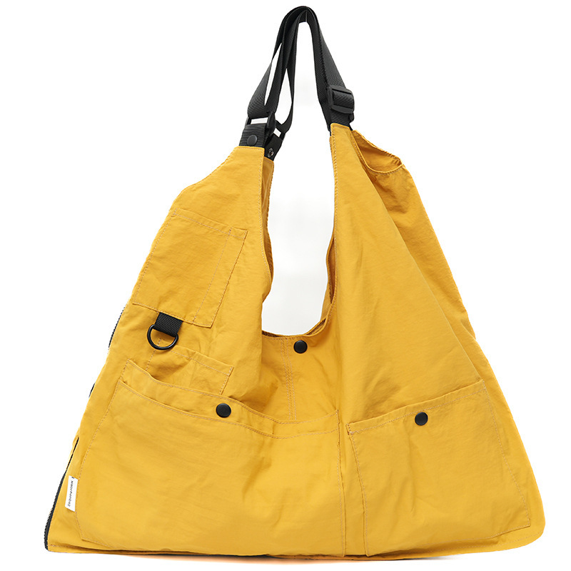 Hong Kong Style Trendy Brand Workwear Dual-Use Crossbody Bag, Personalized Mountain-Style Camping Multi-Pocket Large Capacity Convertible Backpack Vest